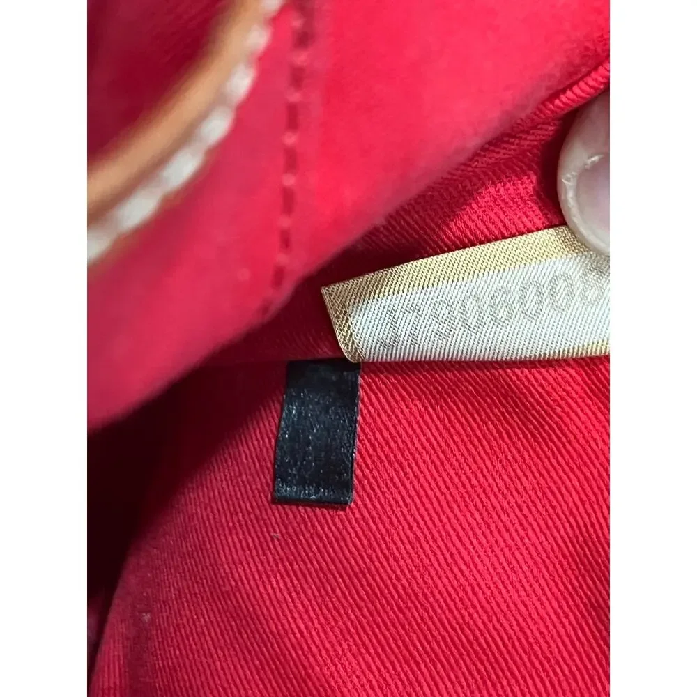 Dooney & Bourke Burgundy Two Tone Leather Zip Zip Satchel